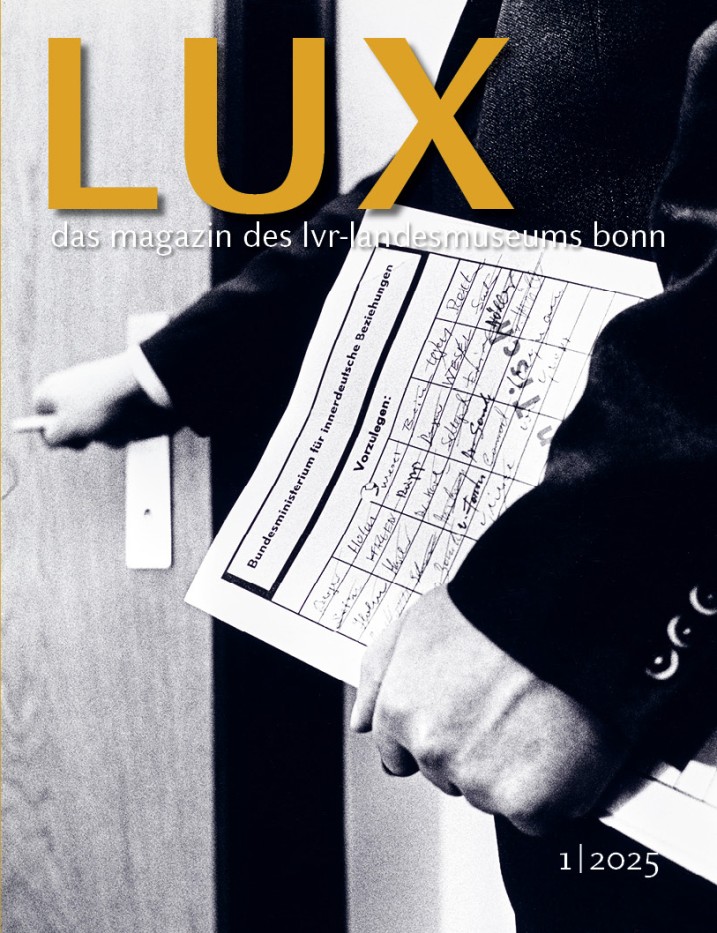 Cover der aktuellen Ausgabe von LUX, dem Magazin des LVR-Landesmuseums Bonn.