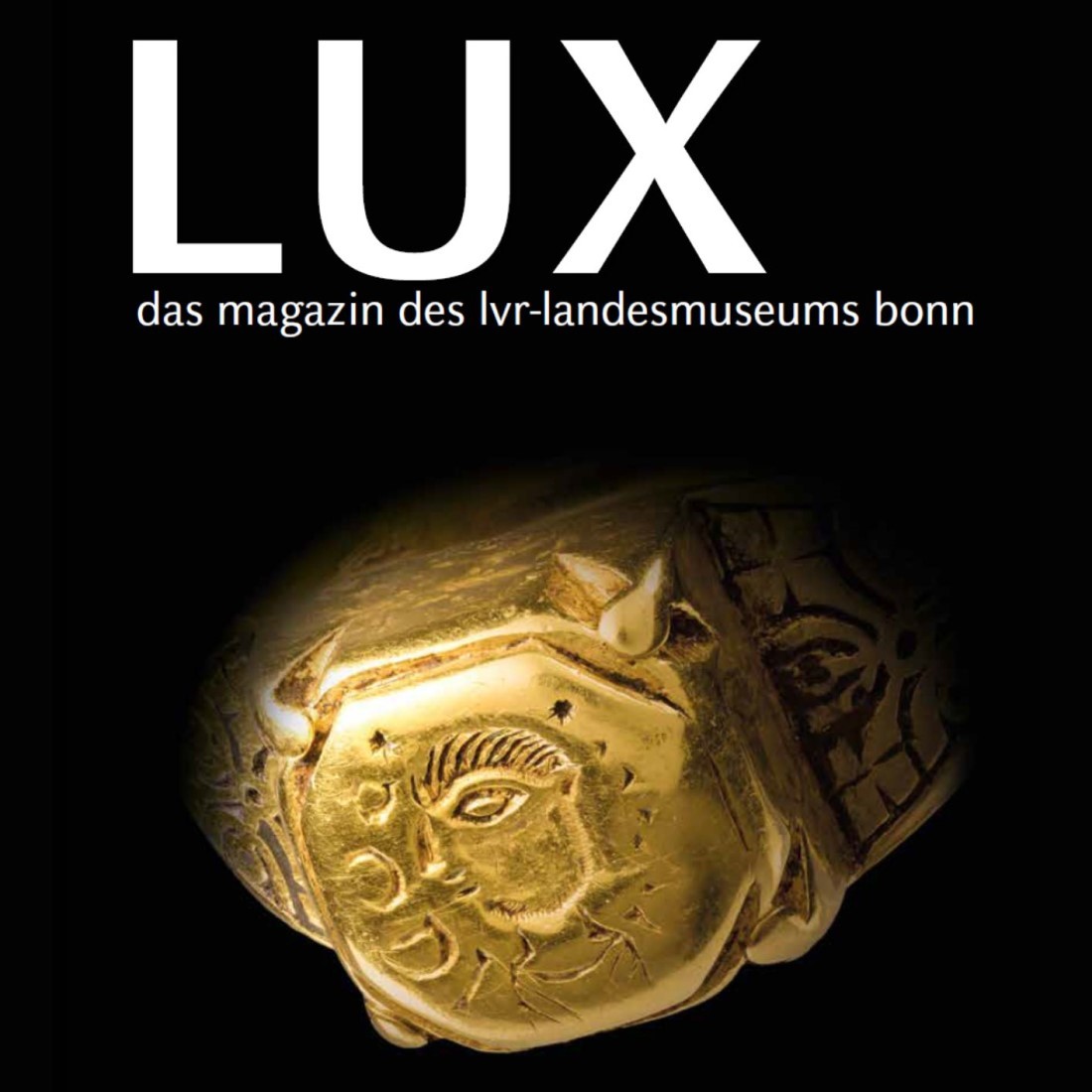 Cover der ersten Ausgabe des Magazins LUX. das magazin des lvr-landesmuseums bonn. 2022.
