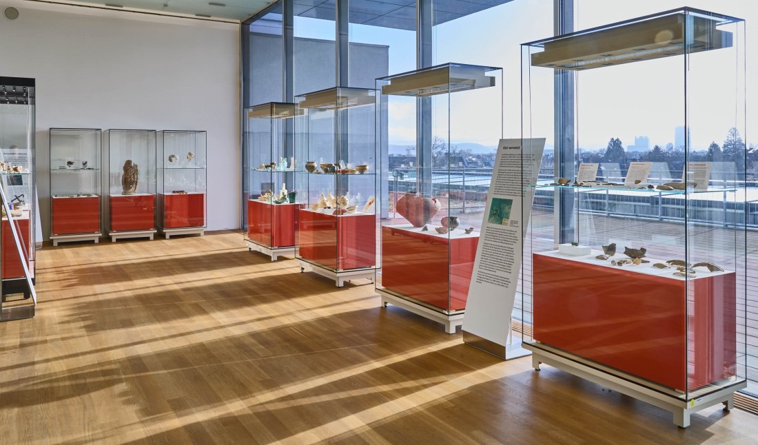 Blick in die Ausstellung "Arch&auml;ologie im Rheinland 2025"