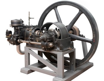 Ein Gasmotor der Deutzer Gasmotorenfabrik.